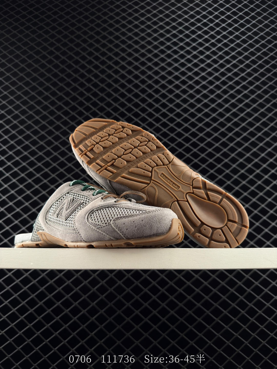 Miu Miu x NB  New Balance 530 SL Faded Suede Mules